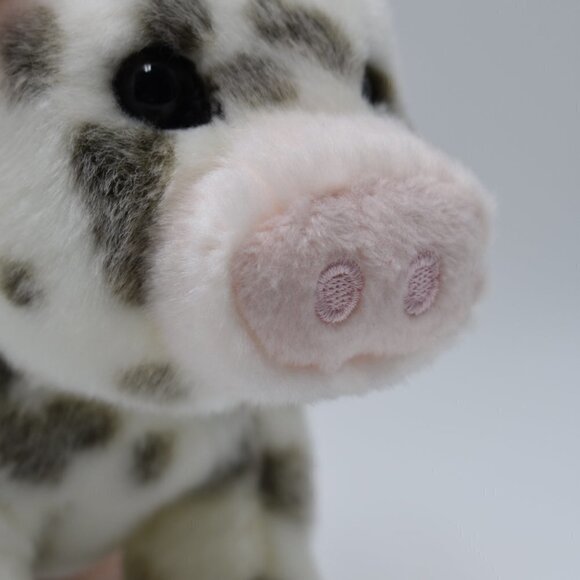 Douglas Plush Leroy Black Spotted Pig Plush Stuffed Animal with Tag 7" - Picture 3 of 8